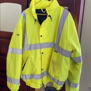 Men’s High Viz Waterproof Jacket
